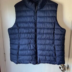 GAP Unisex Deep Blue Quilted Vest